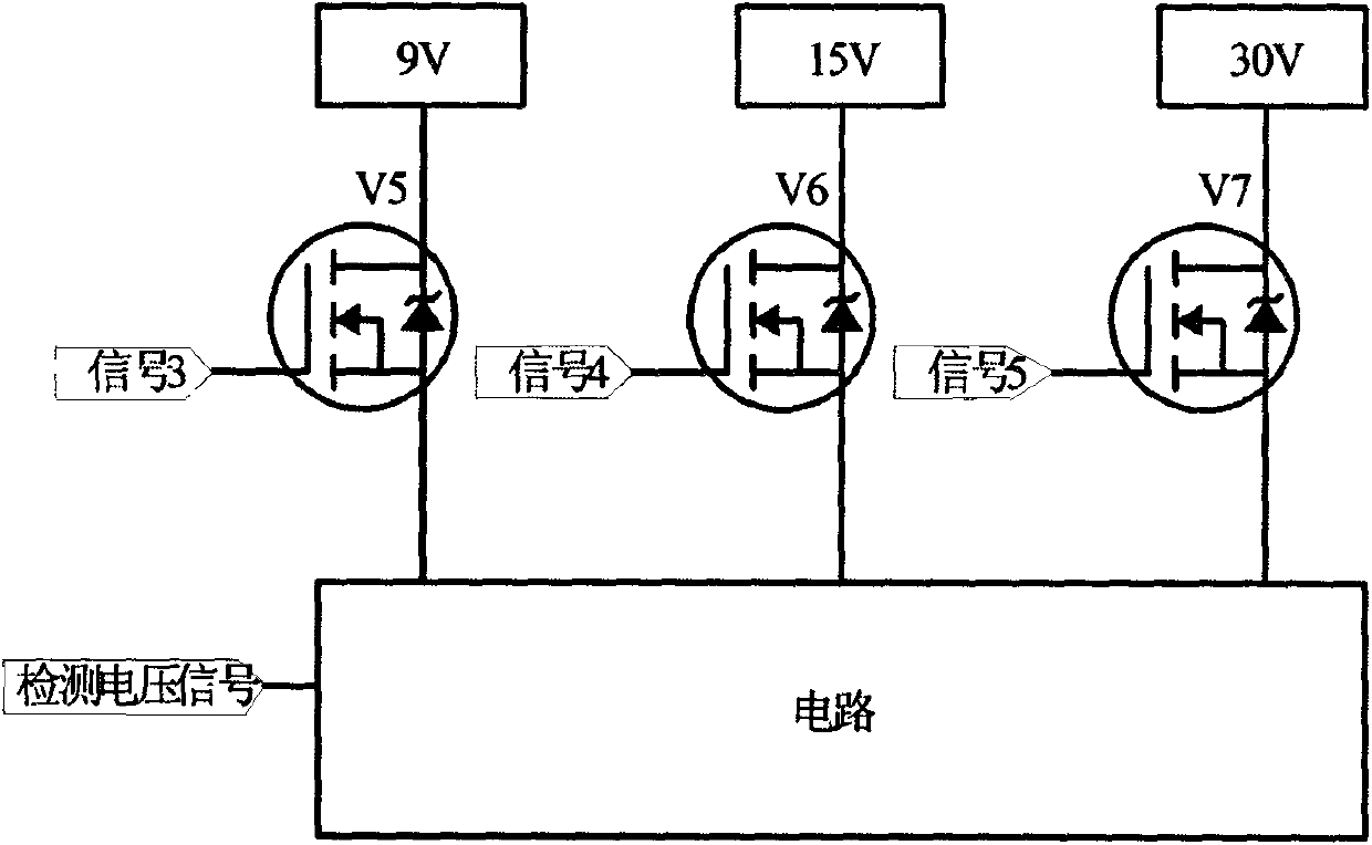 Floating power supply detecting circuit of ignition circuit