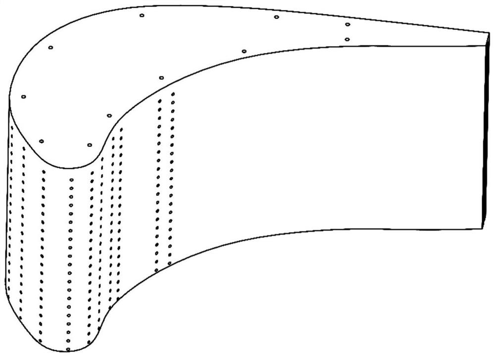 Gas turbine moving blade pressurizing and cooling structure utilizing rotation effect