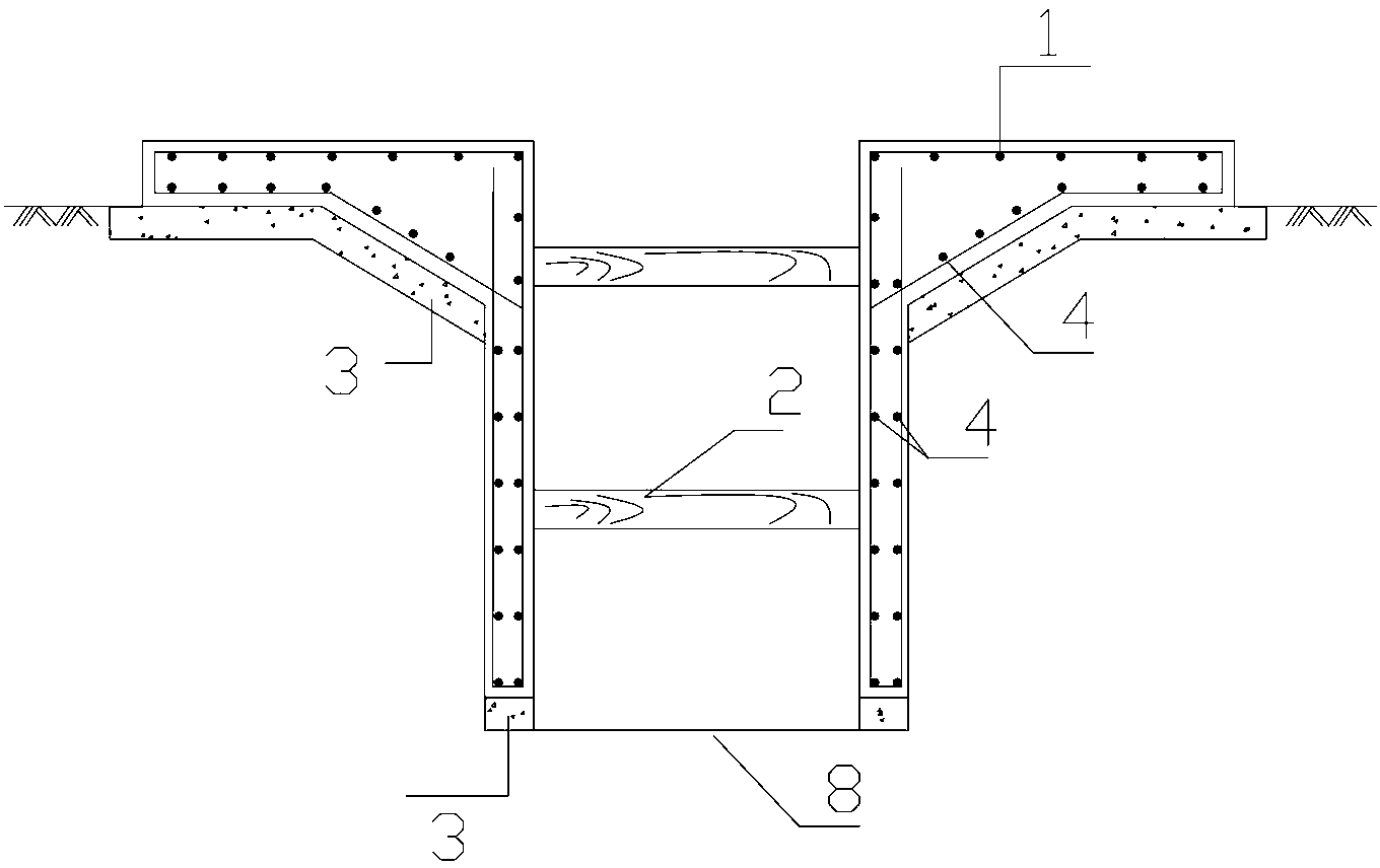 Construction method of underground continuous walls