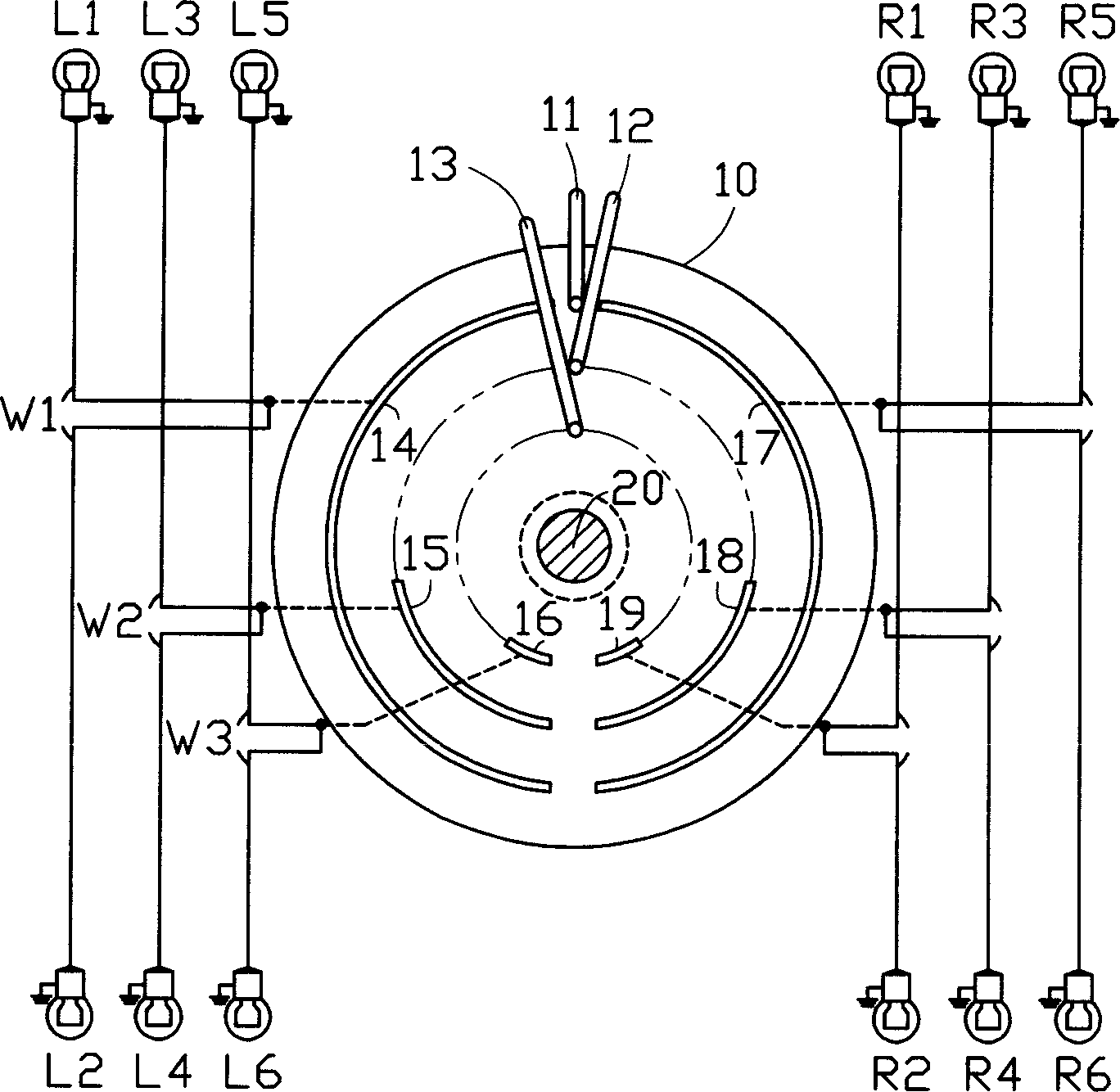 Automobile steering indicator