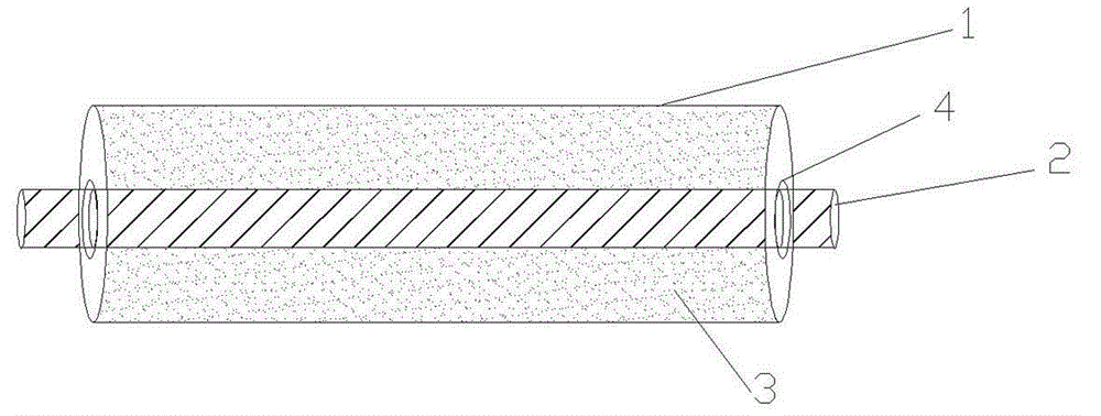 Tubular shroud ring type electric wire damping device and mounting method thereof