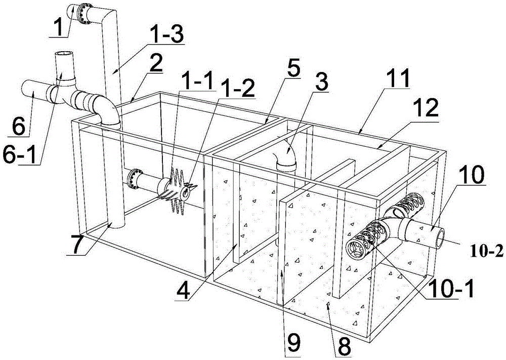 Laboratory carbon tetrachloride separation treatment system and treatment process thereof