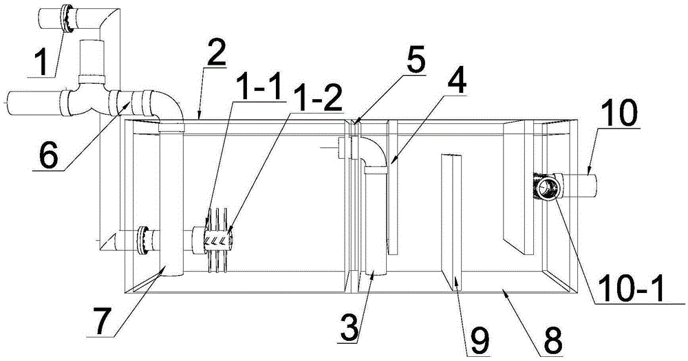Laboratory carbon tetrachloride separation treatment system and treatment process thereof