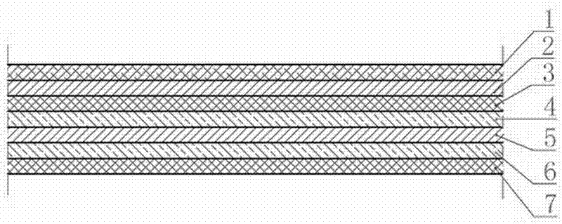 Envelope fabric of an insulation board and a preparation process for the same