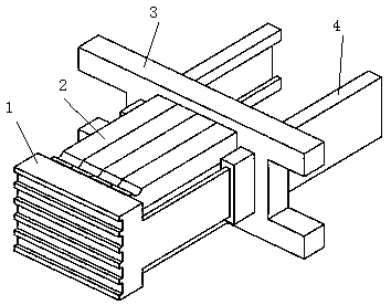 Guided anti-climbing energy-absorbing device for rail vehicle and rail vehicle with the device