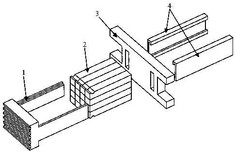 Guided anti-climbing energy-absorbing device for rail vehicle and rail vehicle with the device