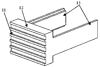 Guided anti-climbing energy-absorbing device for rail vehicle and rail vehicle with the device