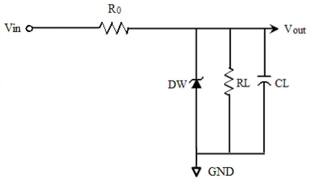 Self-biased constant-current voltage stabilizing circuit