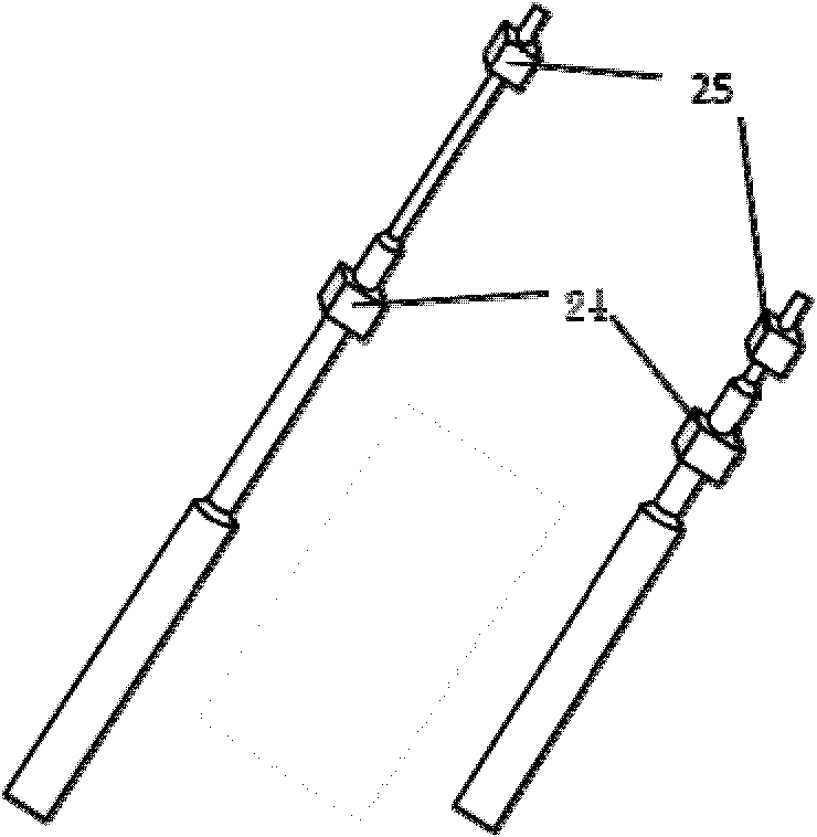 Folding air-inflation type wind energy parasail device with center bracket