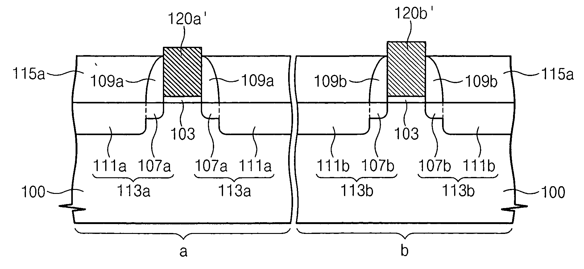 Semiconductor device having a dual gate electrode and methods of forming the same