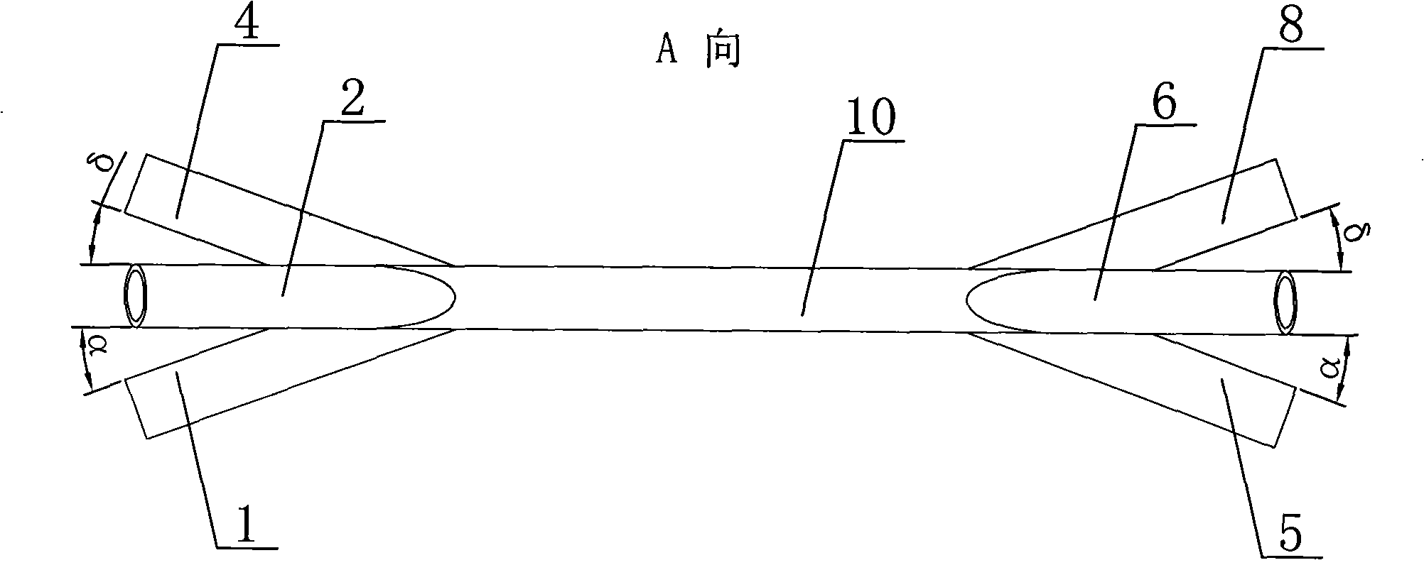 Three-dimensional interposed waveguide type medium pool for Brillonin amplifying laser serial beam combination