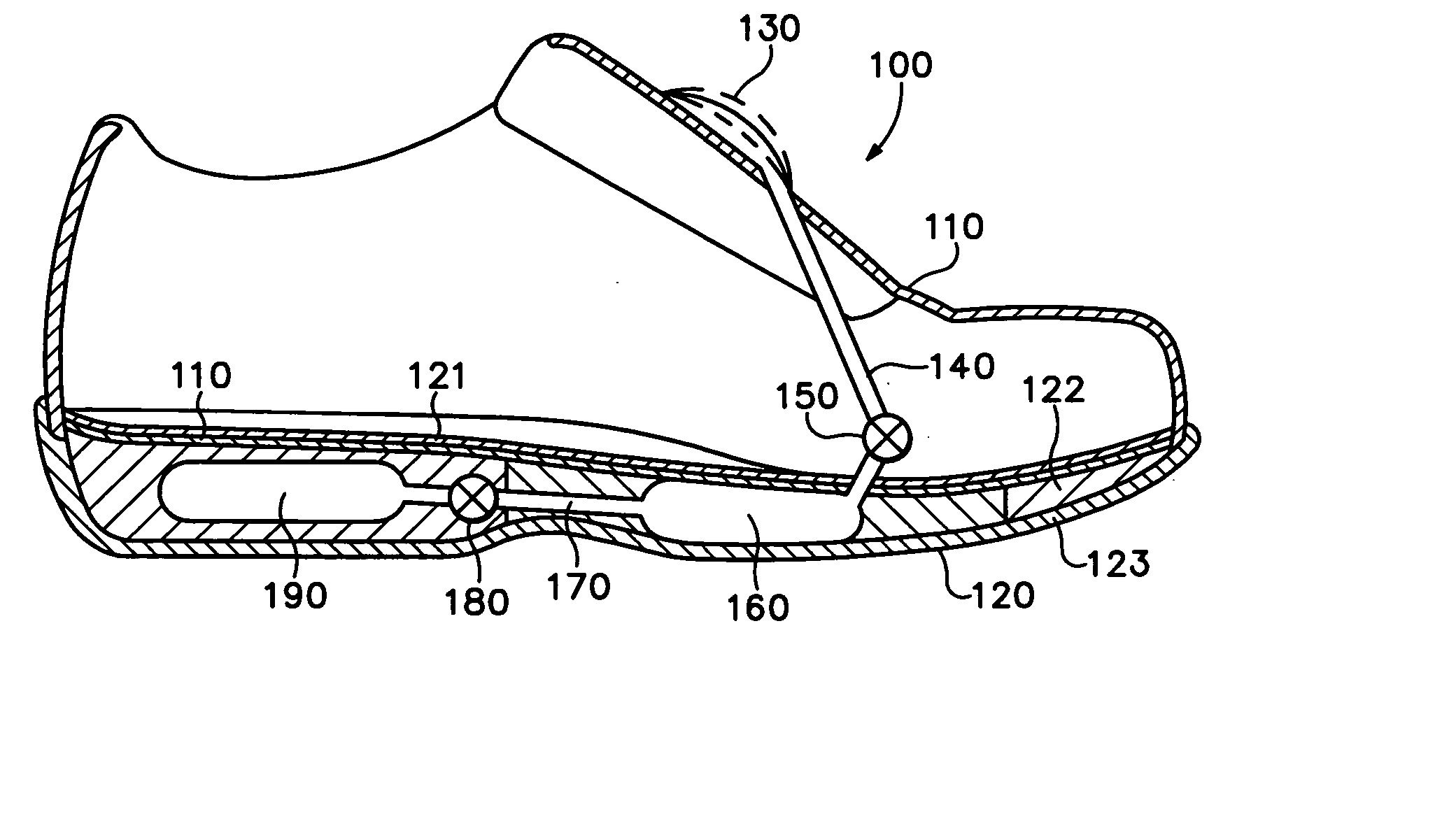Article of footwear incorporating a fluid system