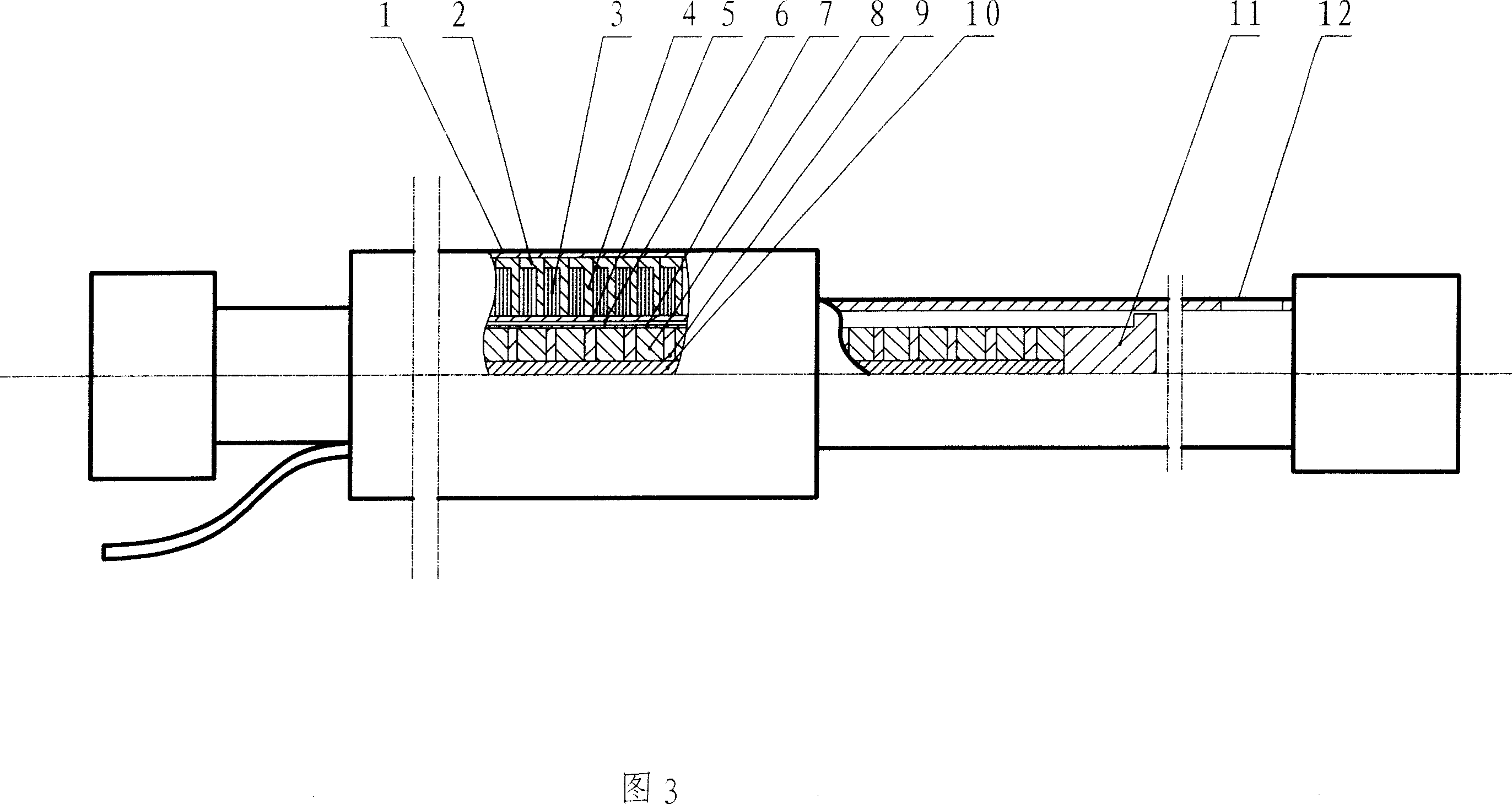Lifting device of electric submersible piston pump in horizontal wells