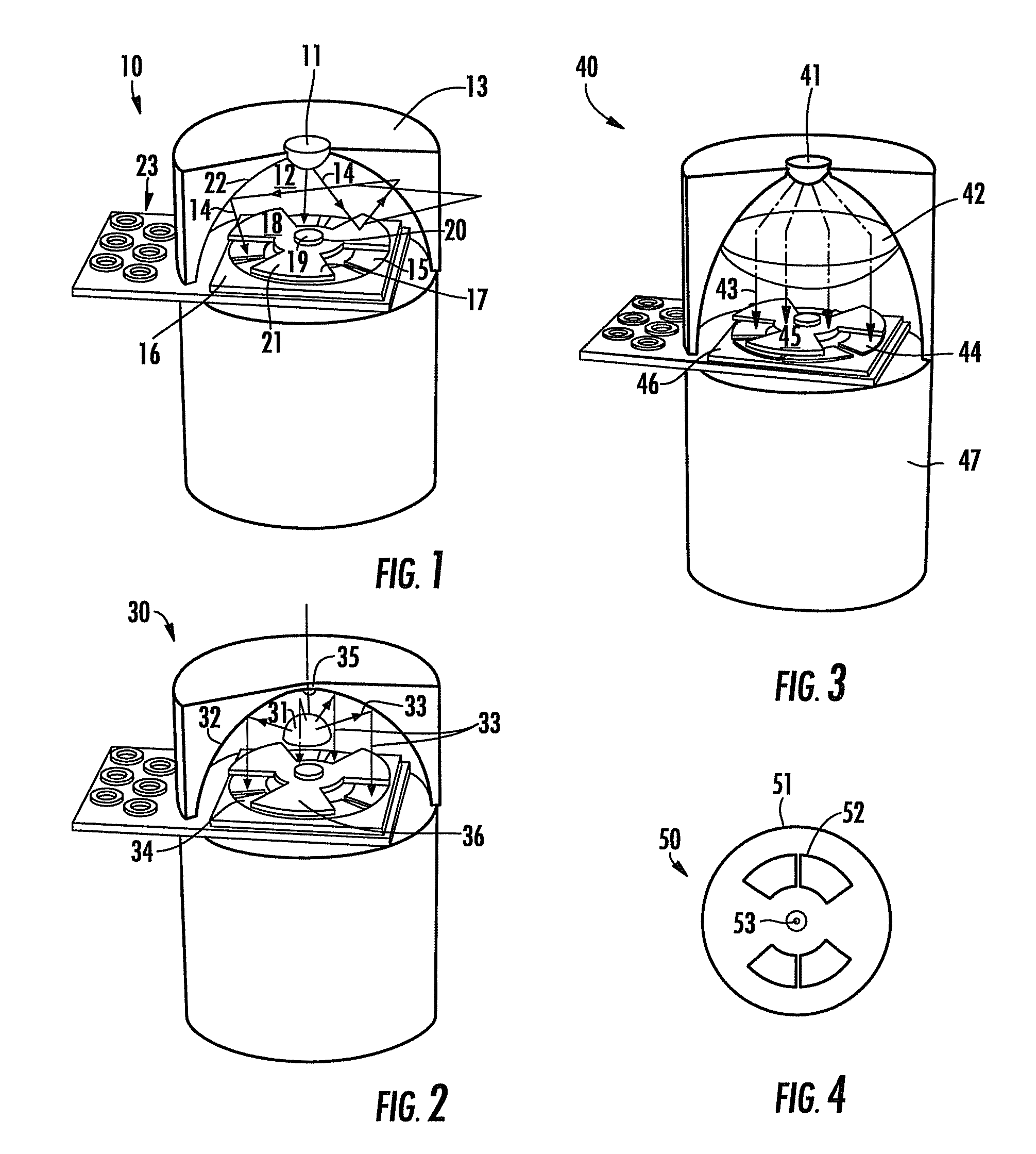 Rotary position detector and associated methods
