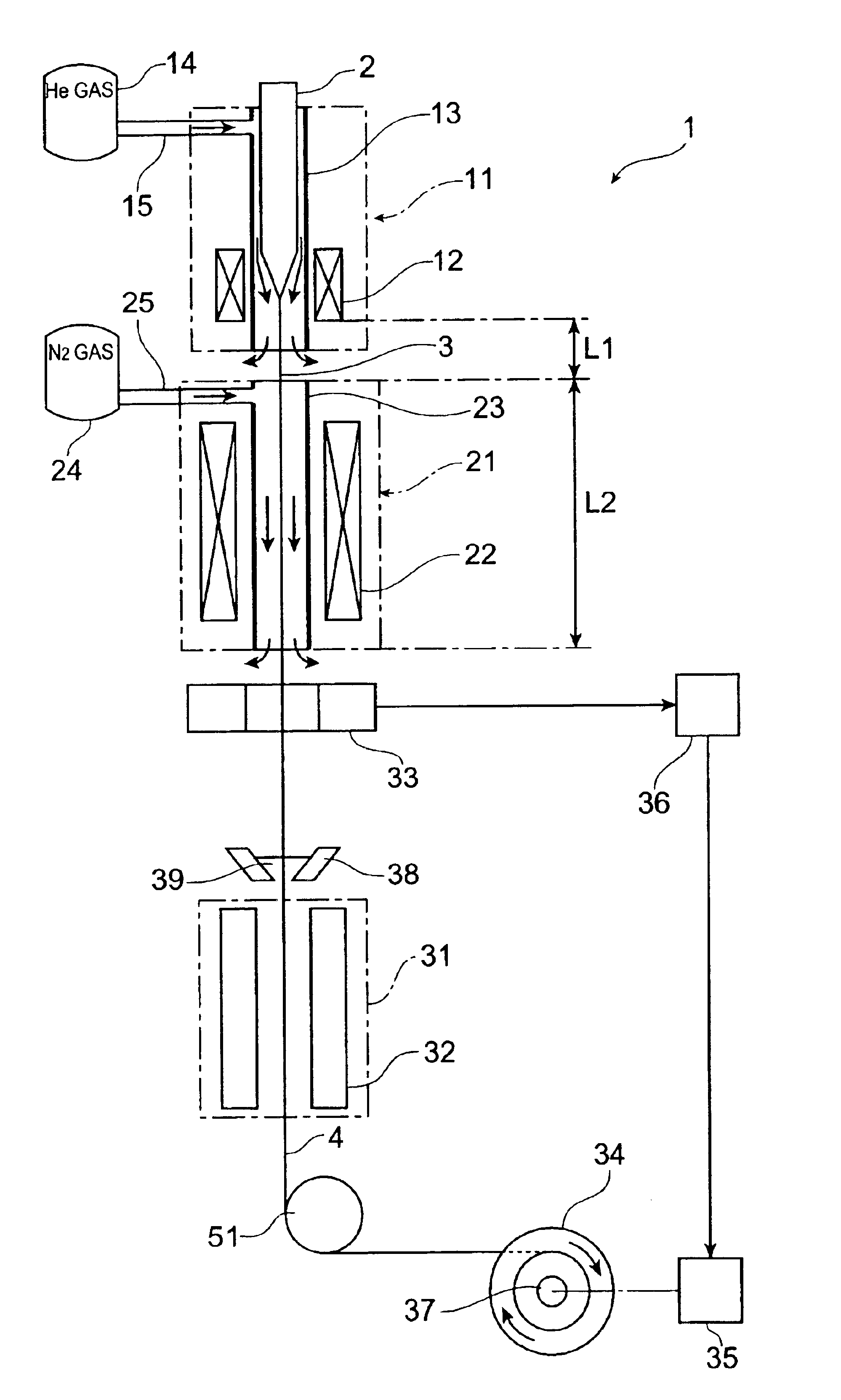 Apparatus and method for making optical fiber