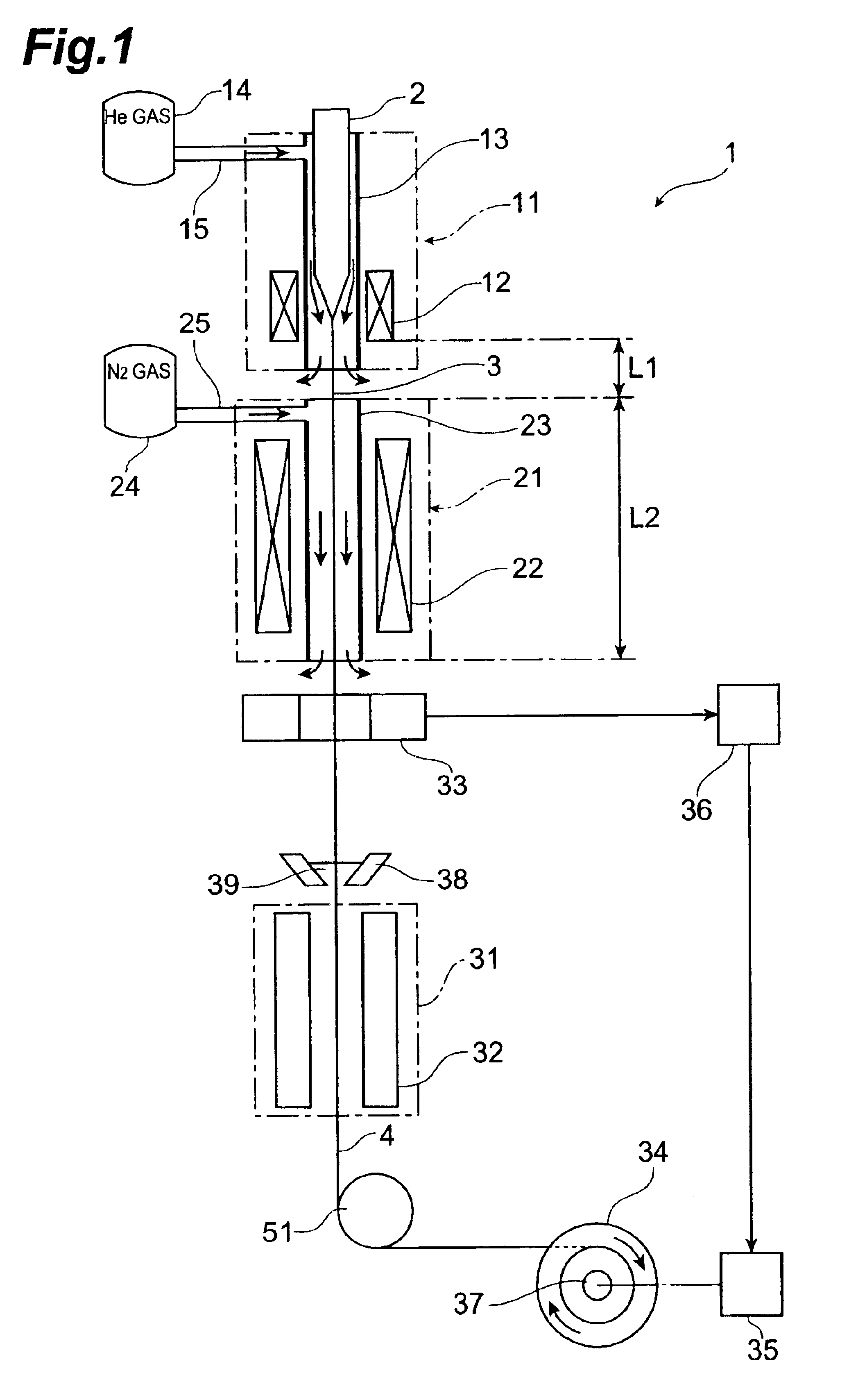 Apparatus and method for making optical fiber