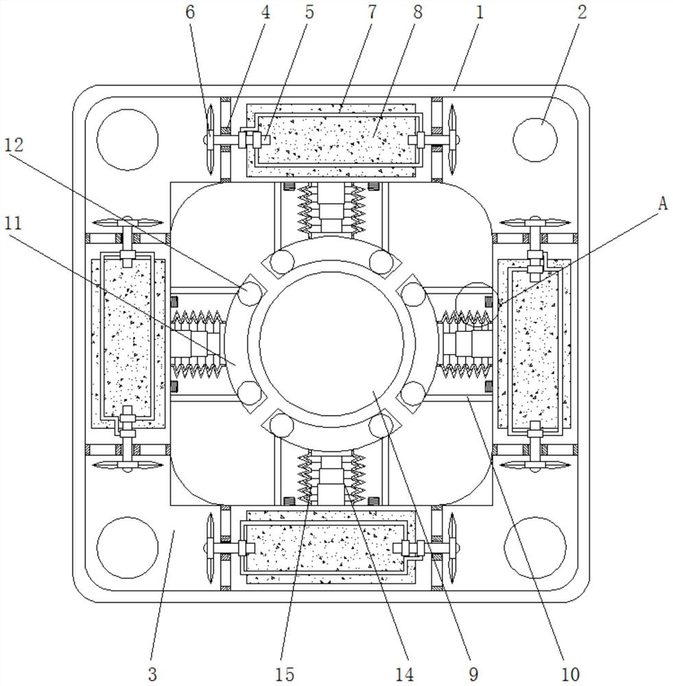 Protective clothing detecting and clamping device for relieving instantaneous impact of water flow