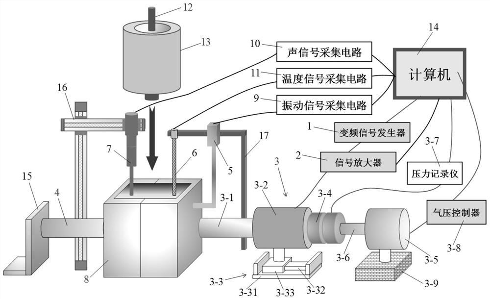 Real-time regulation and control wall surface resonance ultrasonic metal solidification device and method