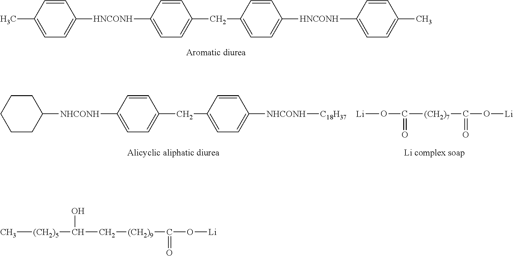 Grease composition with improved Anti-fretting properties at low temperatures