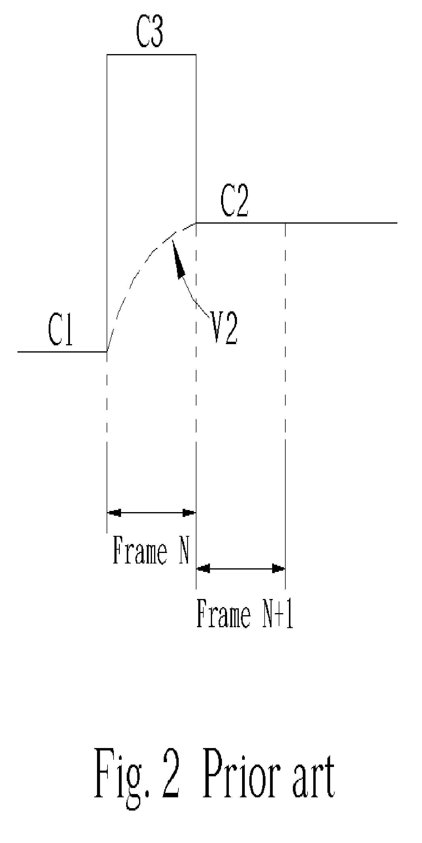 Driving circuit of a liquid crystal display and relating driving method