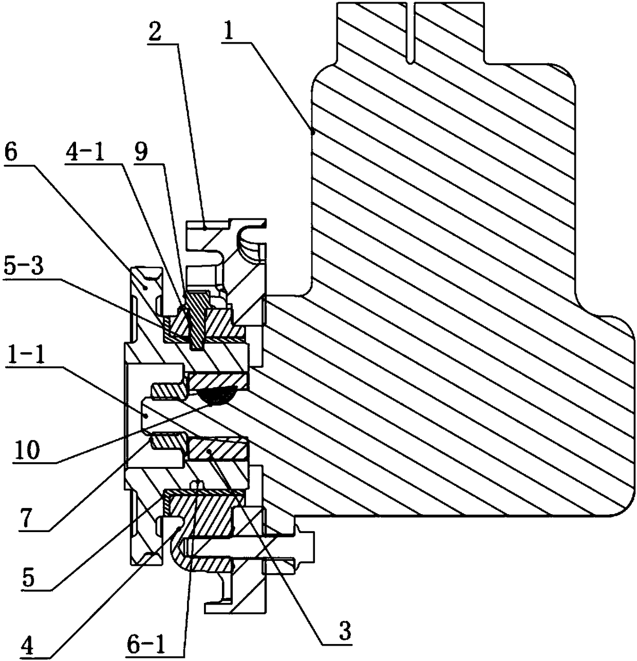 A fuel pump transmission device and a fuel injection system equipped with the device