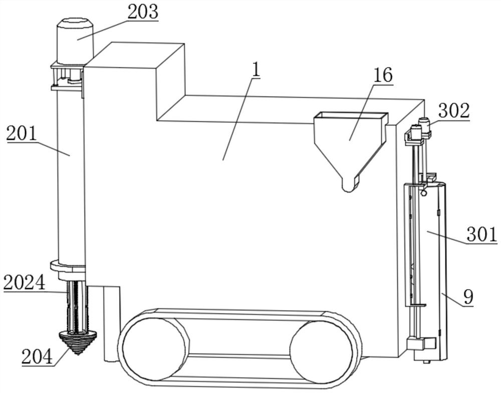 An integrated device for camphor tree planting
