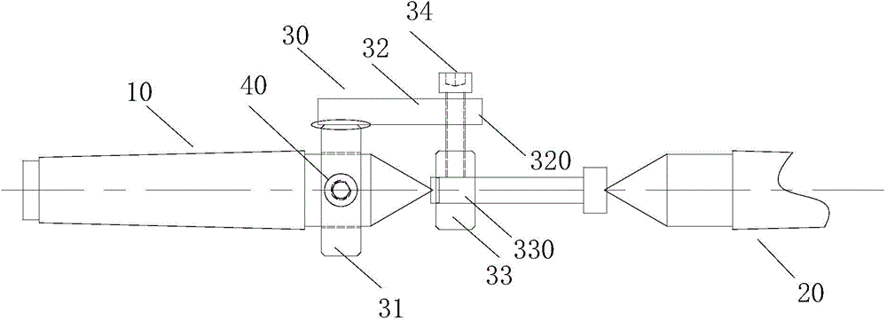 Oil pump spur gear shaft machining clamp