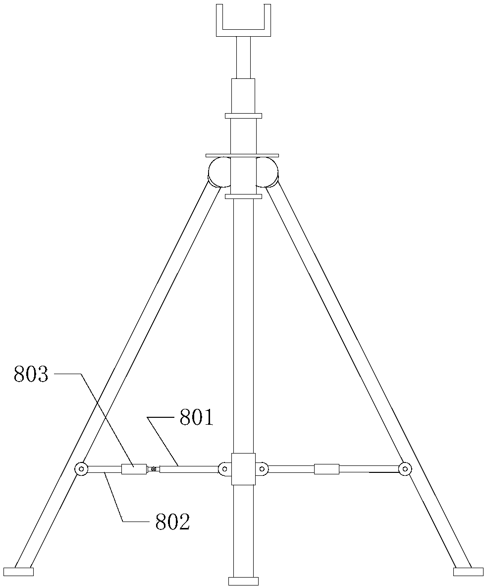 Portable three-legged bracket