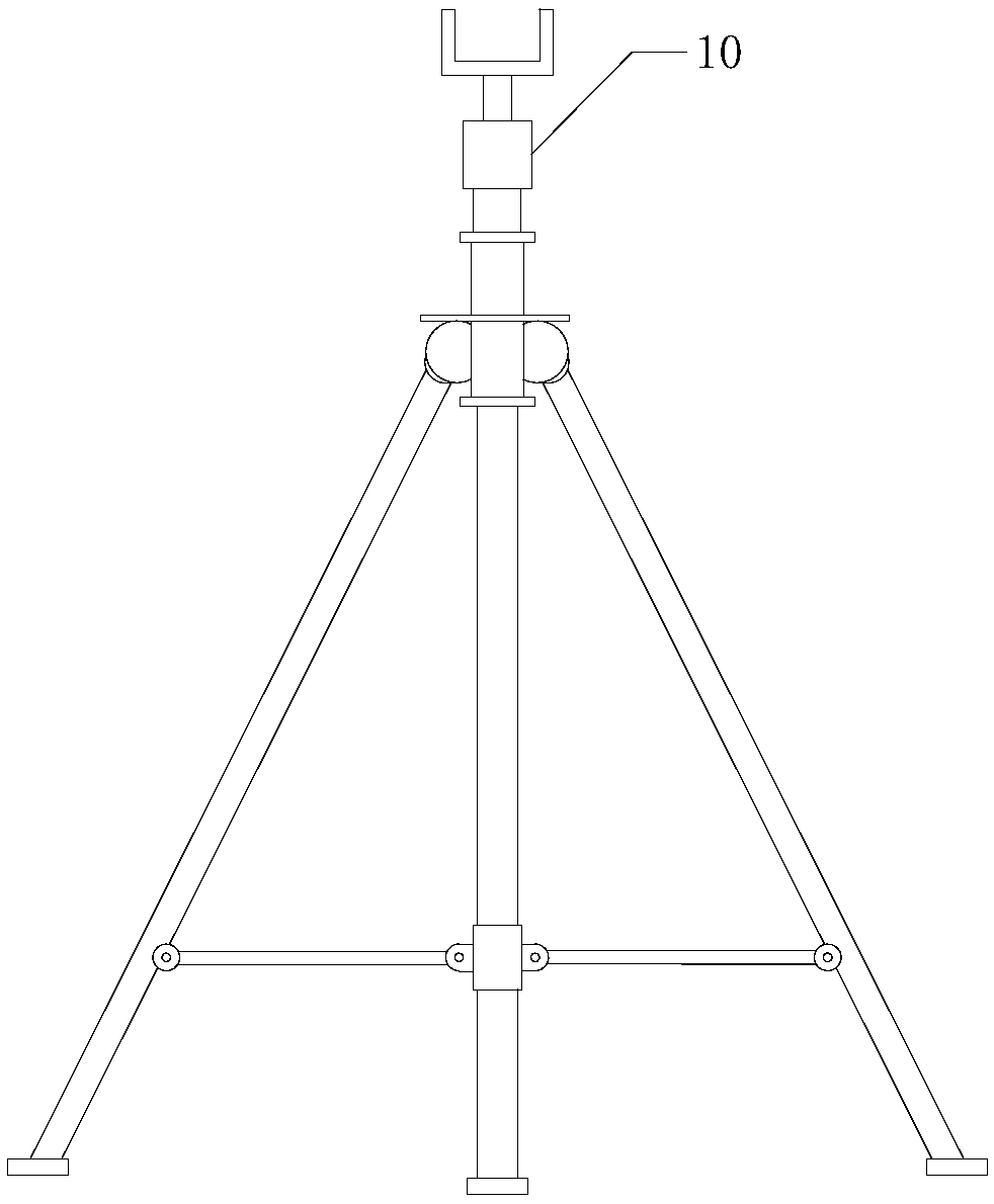 Portable three-legged bracket