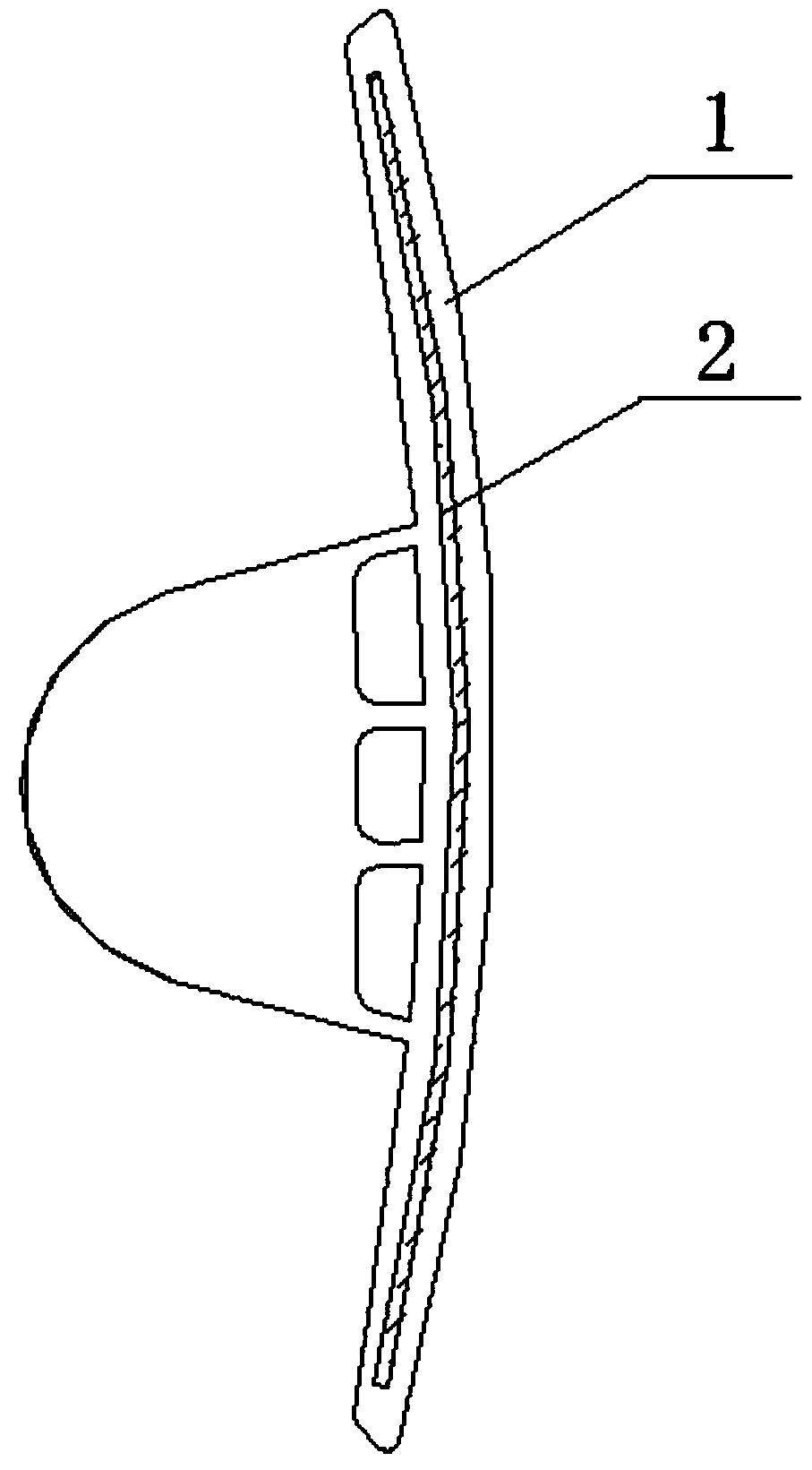 Air deflector, injection mold and molding method