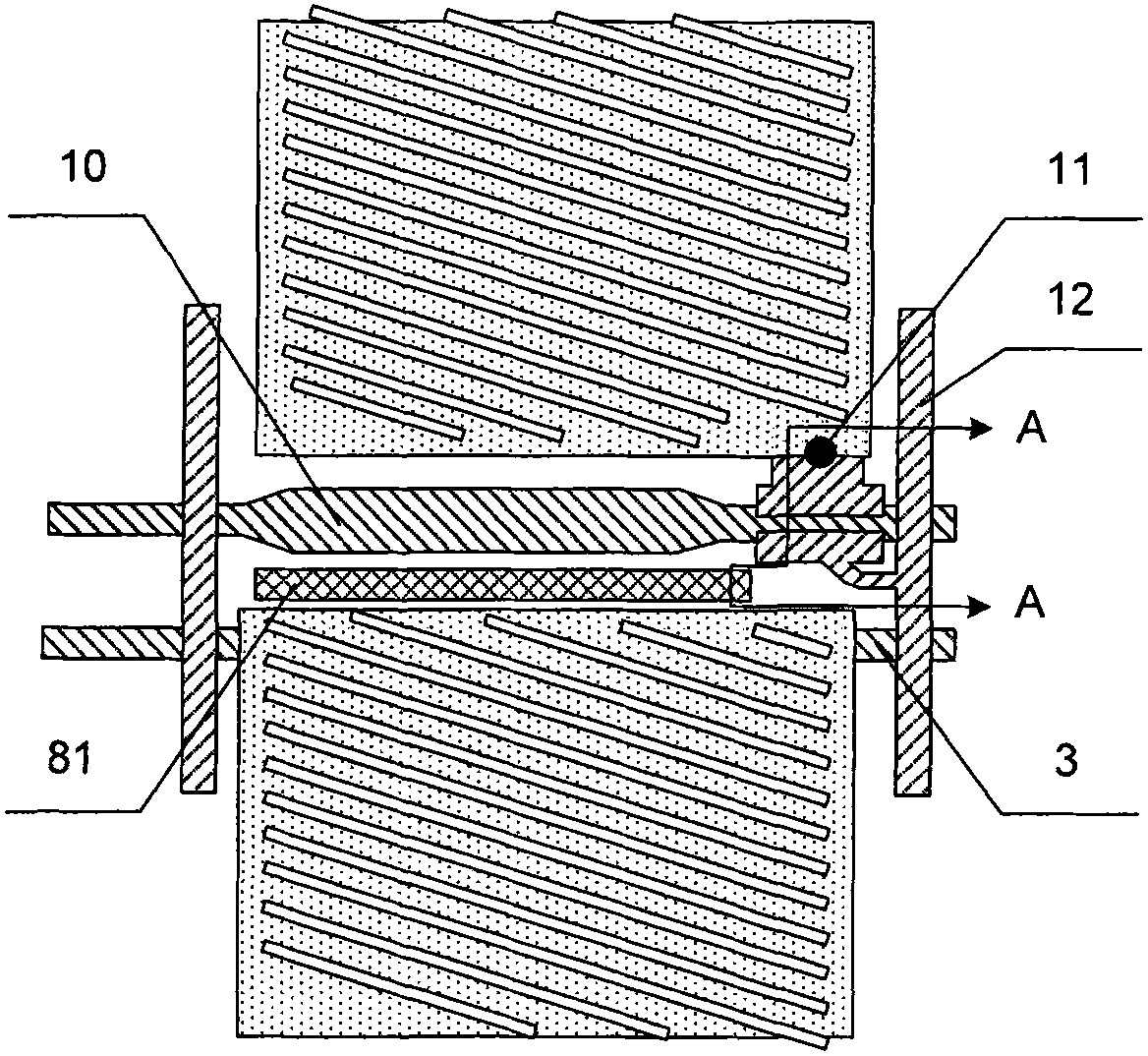 FFS type TFT-LCD array substrate structure and manufacturing method thereof