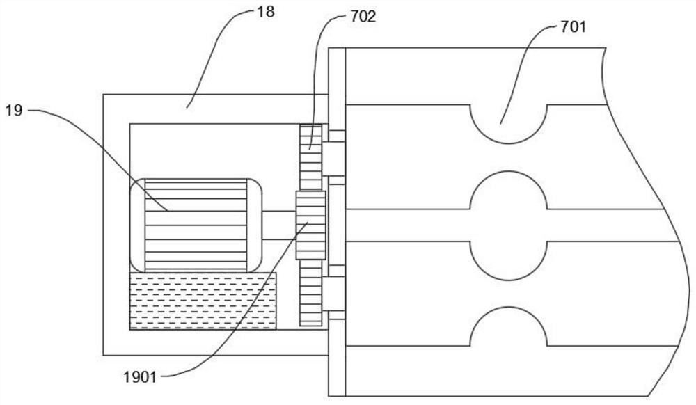 Cable stripping device of logistics sorting machine