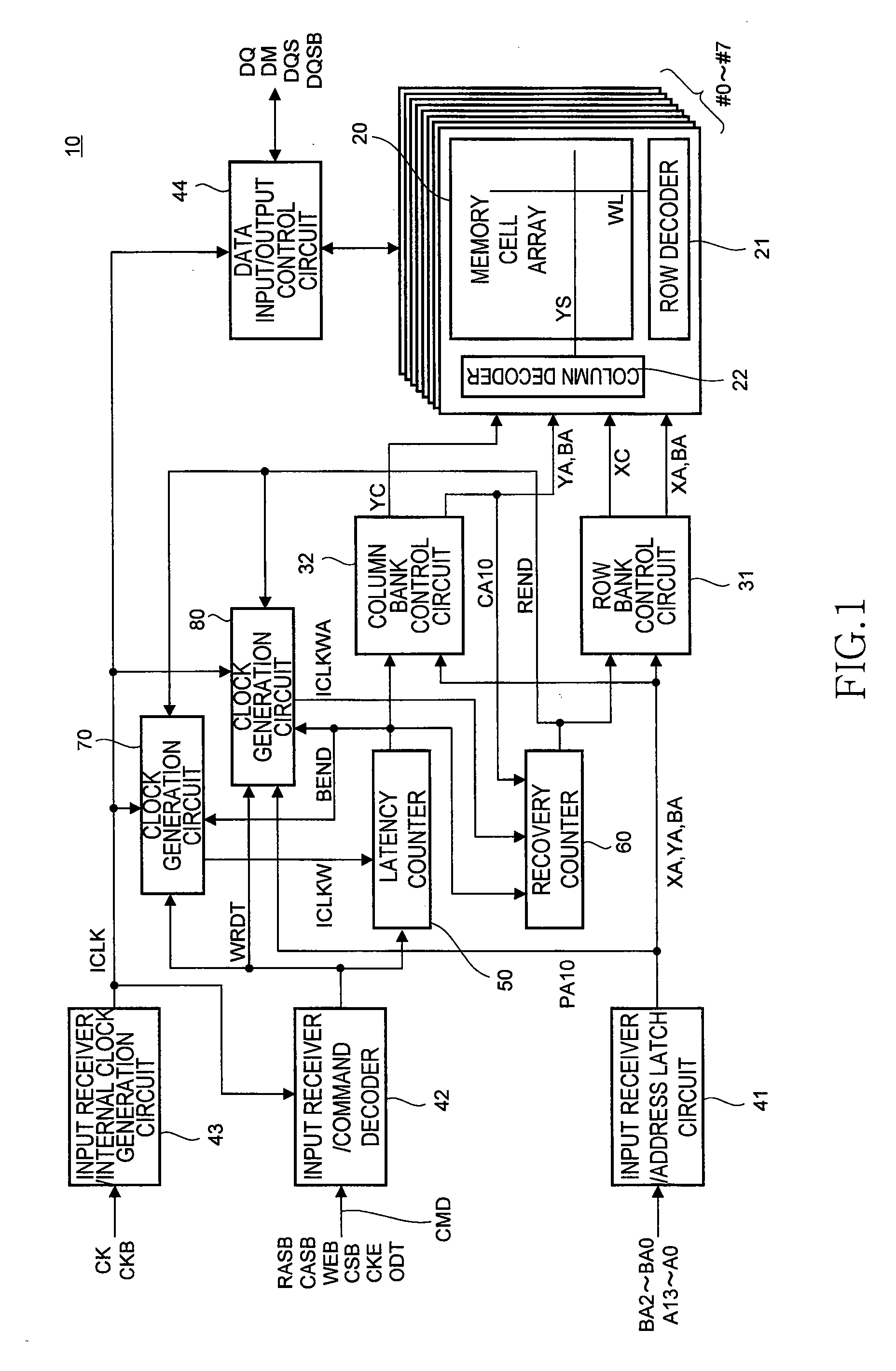 Semiconductor memory device having auto-precharge function