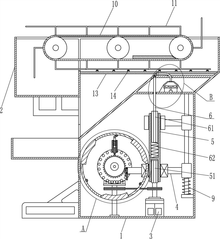 A batch screw automatic dismantling machine