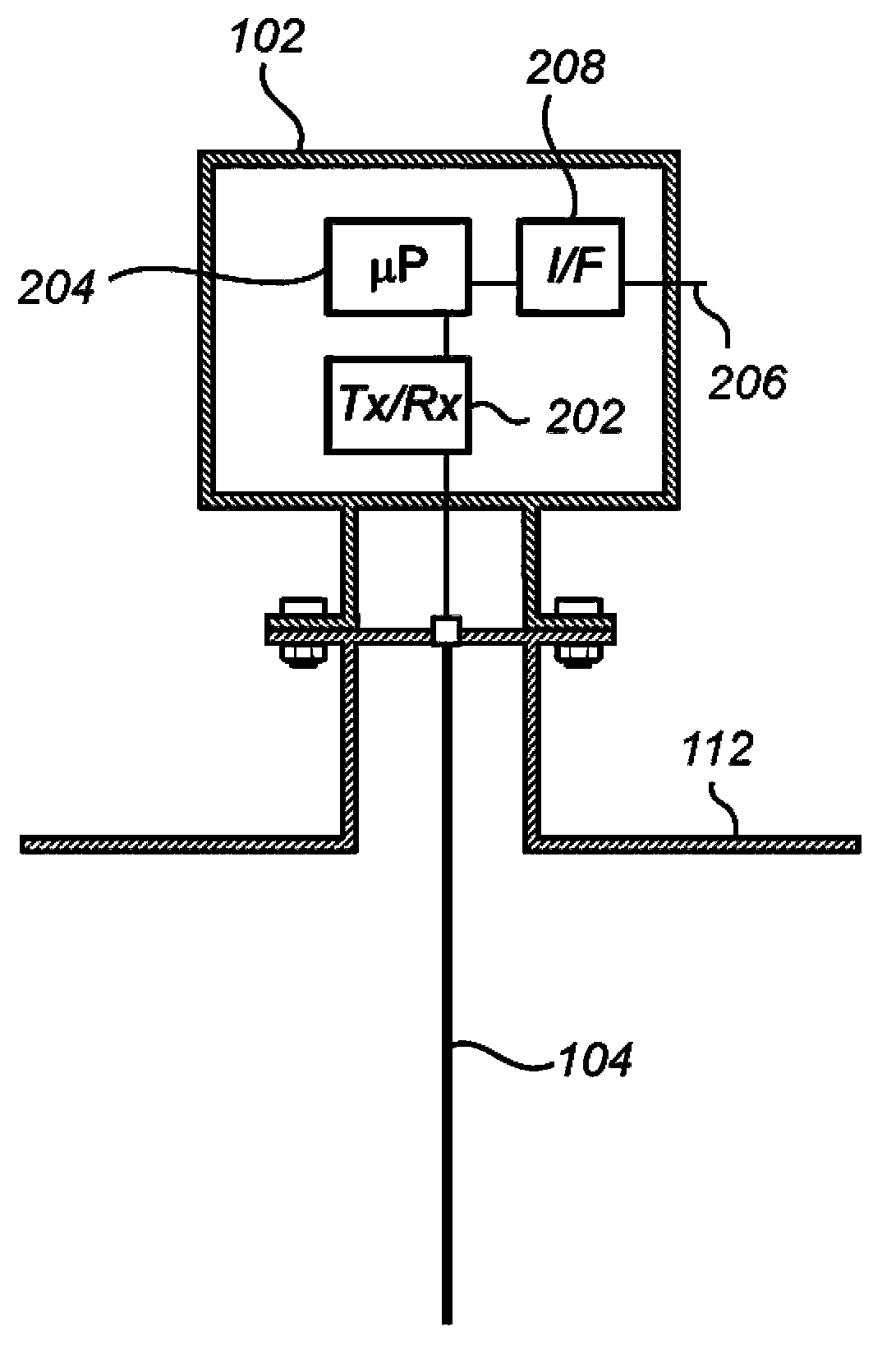 Probe spacing element