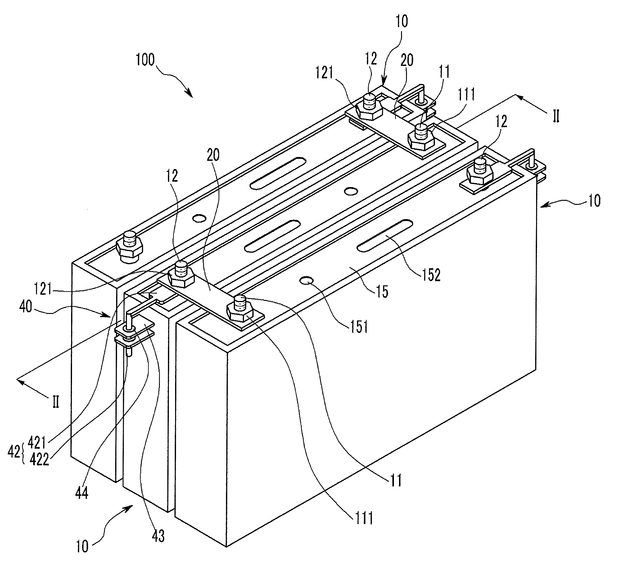 Rechargeable battery and module thereof