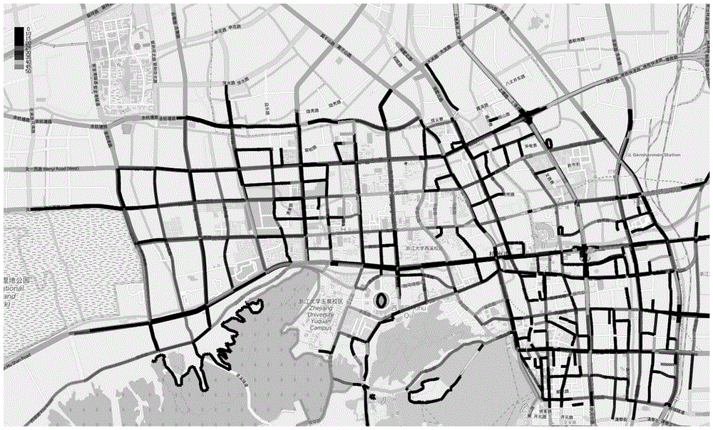 Multi-scale road flow visual analysis method based on taxi GPS data