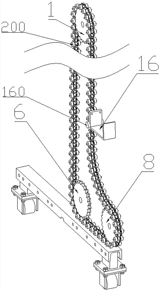 Stacked electric cloth drop storage and transport vehicle and its use method
