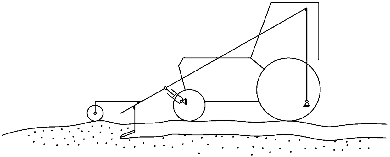 Hydraulic system and adjusting method for floating of agricultural implement