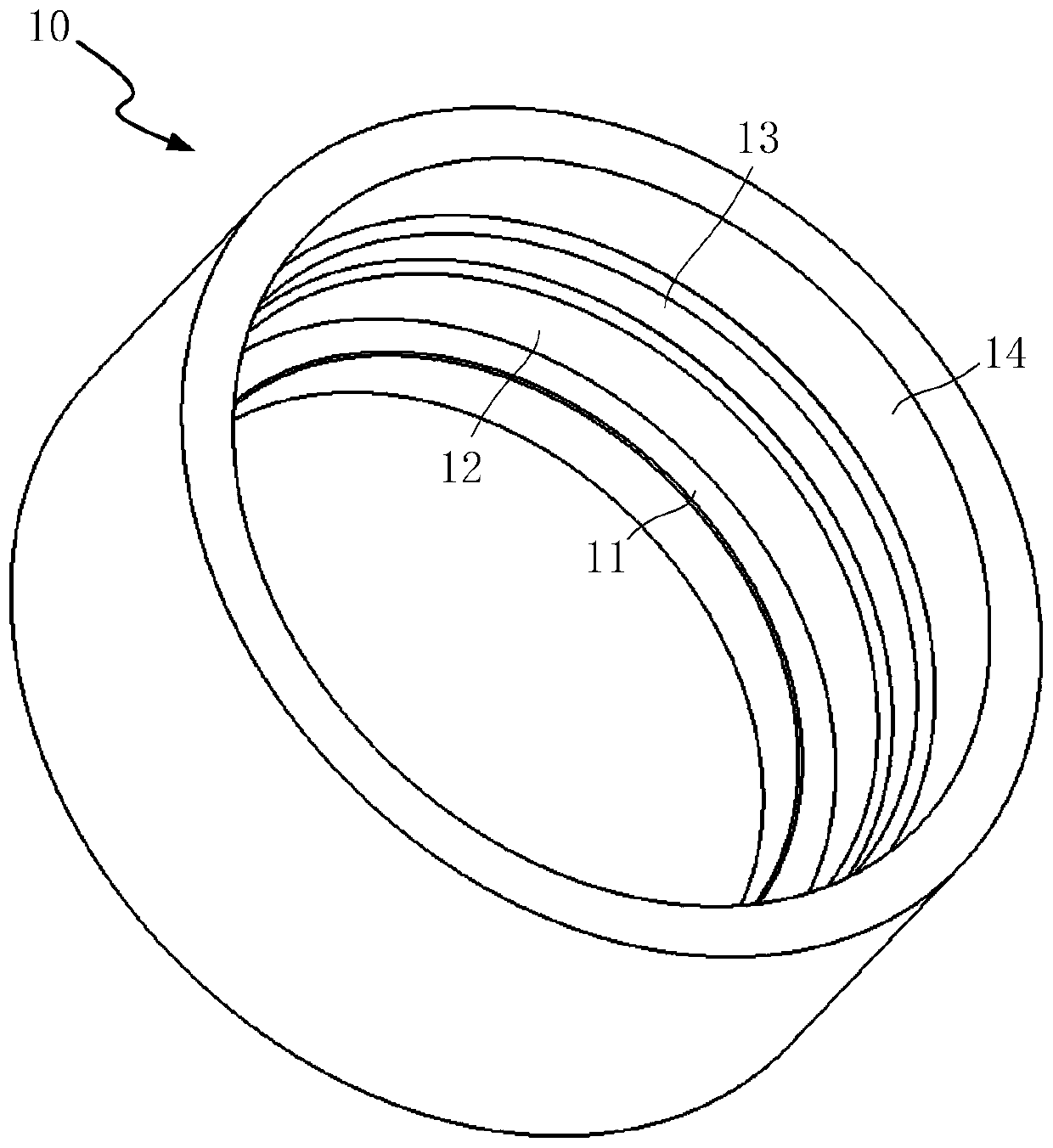 Lens barrel for mounting lens piece and lens piece looseness prevention camera