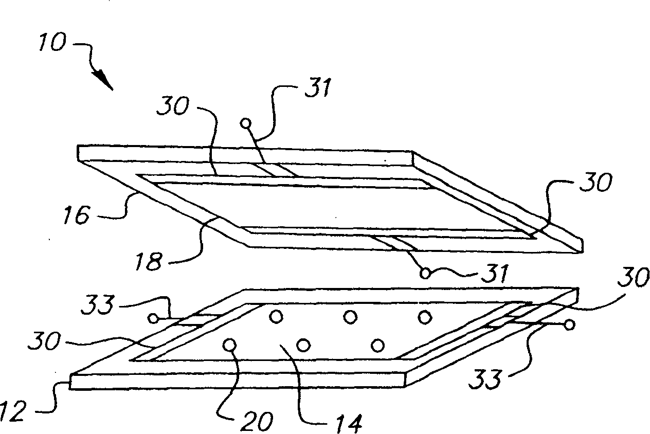 Resistant touch screen with variable resistance layer