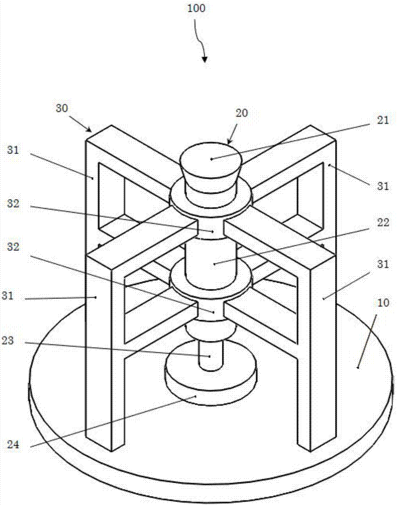 Pressure rod strain type impact force value measurement device and system