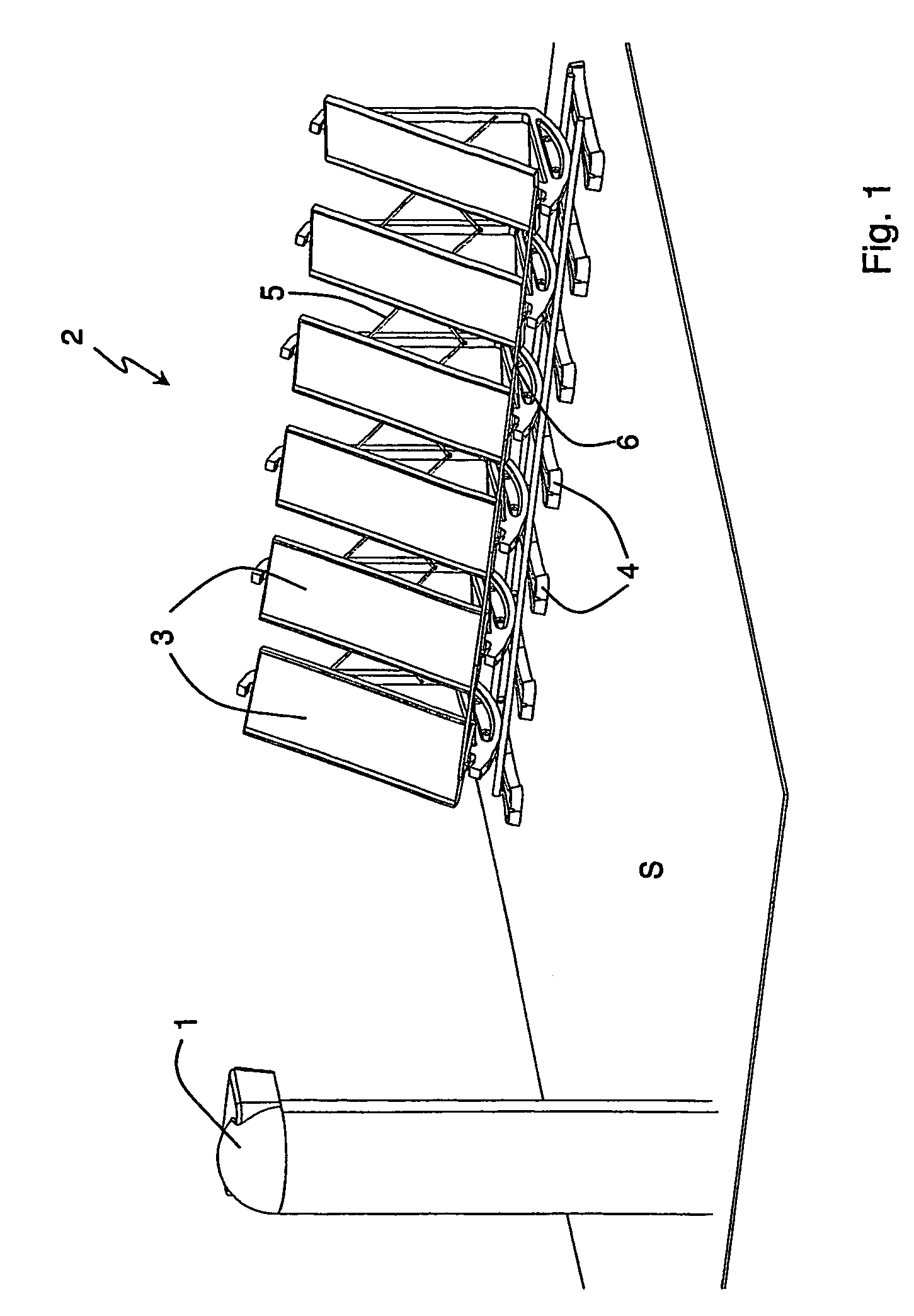 Basic solar module for a device collecting solar radiation