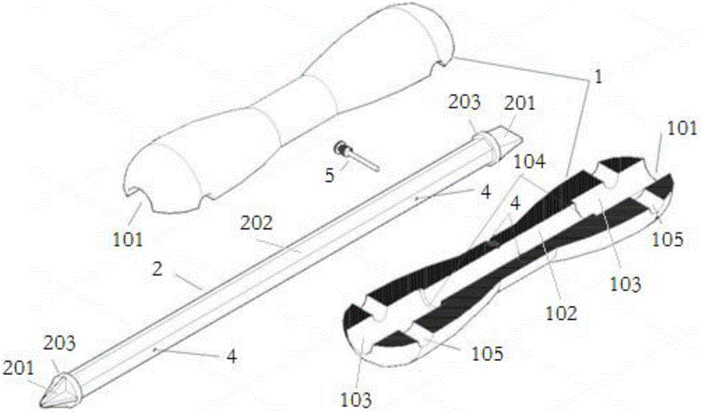 Double-head large-torque screwdriver