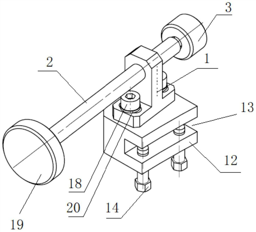 Engine air bleed mechanism assembling method based on pushing jacking tool and pushing jacking tool