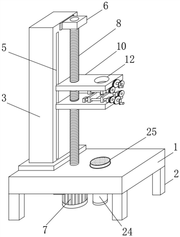 Convenient-to-mount-and-dismount bearing column vertical processing clamp