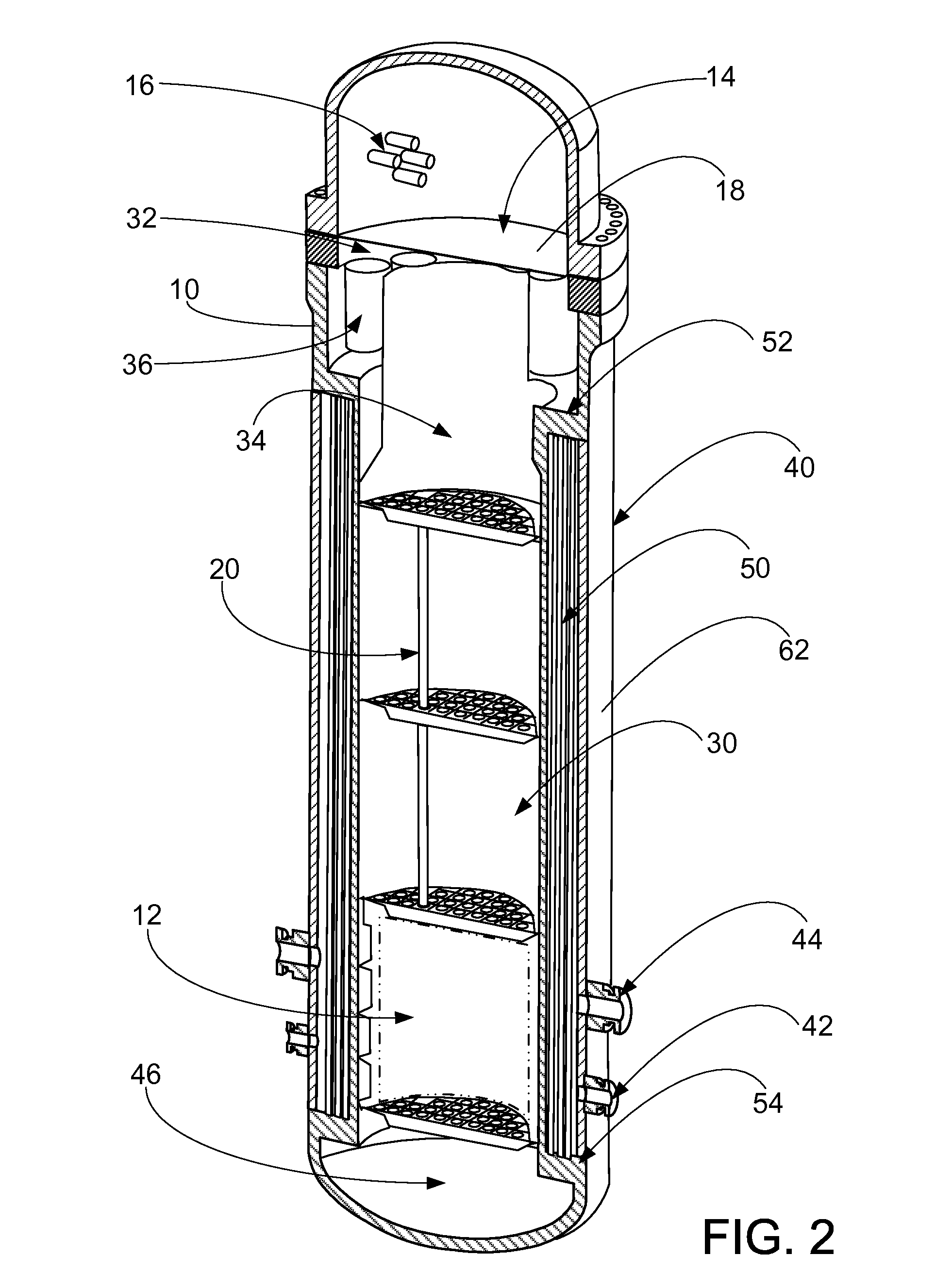 Compact integral pressurized water nuclear reactor