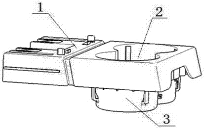 Saucer structure capable of carrying out self-adjustment in depth