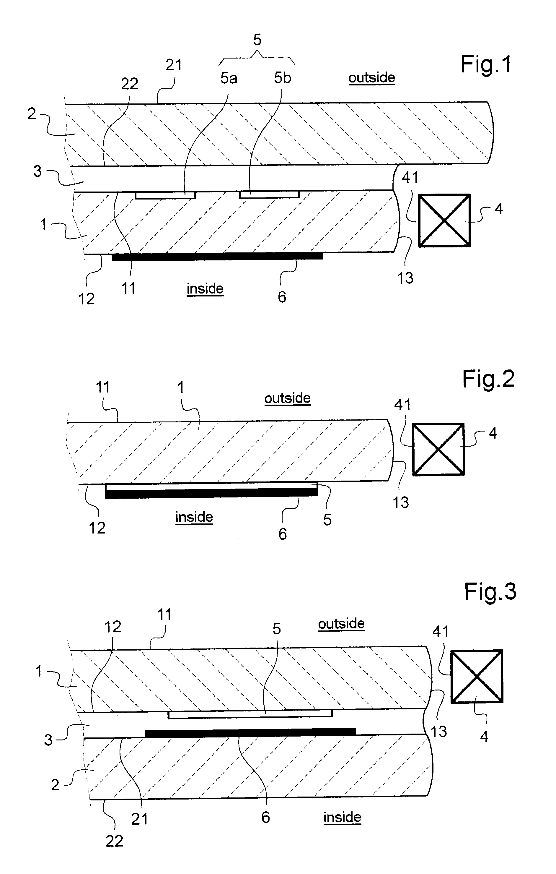 Light-signaling glazing for a vehicle