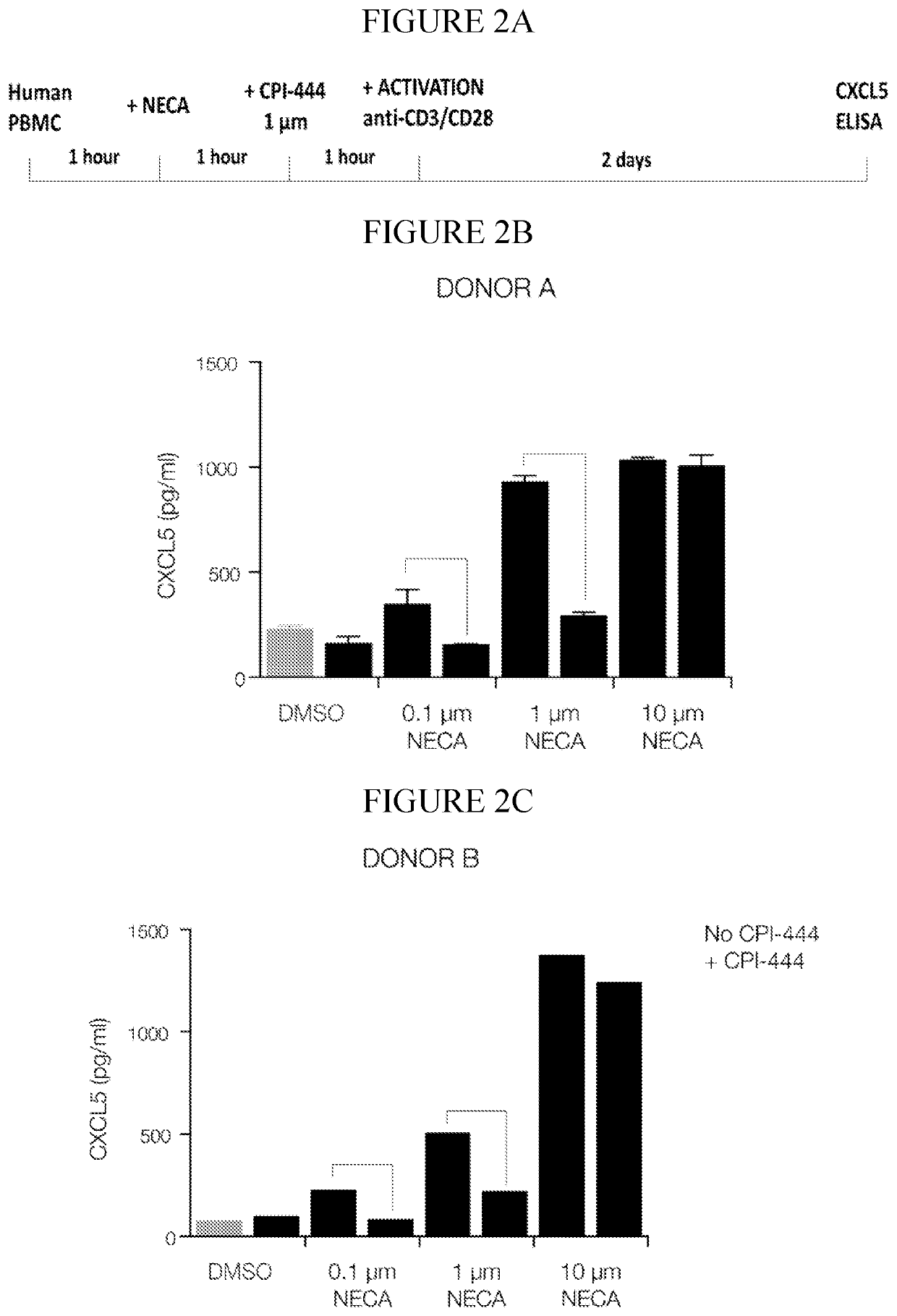 Methods for detecting and treating cancers having adenosine pathway activation